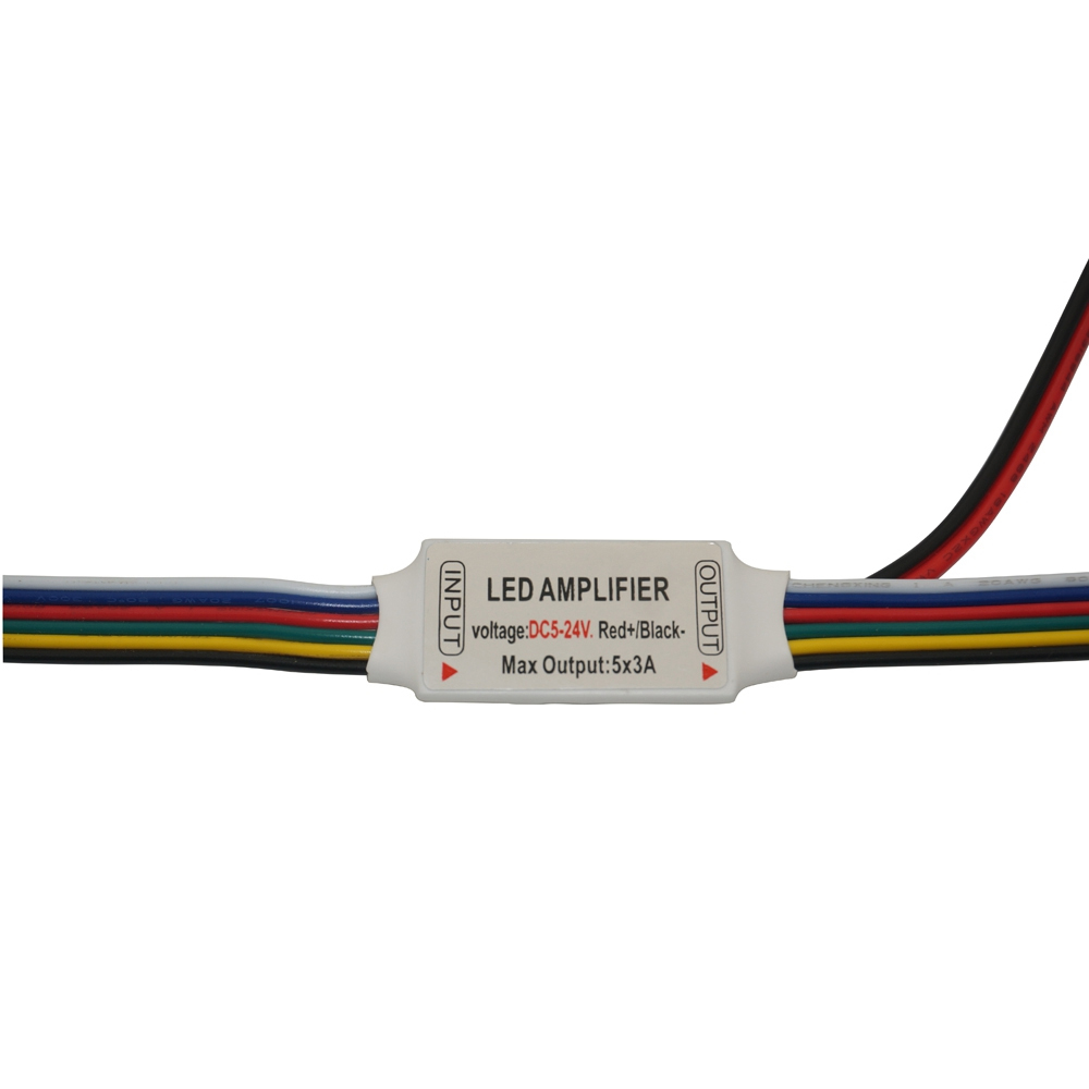 DC5-24V 5x 3A each color RGB+CCT Led Strip Amplifier DC5-24V 5x 3A each color RGB+CCT Led Strip Amplifier